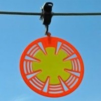Disco señalizador de cables de baja altura